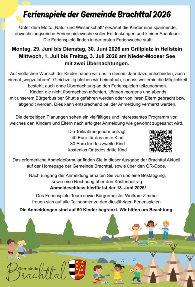 Ferienspiele der Gemeinde Brachttal 2026 - 1